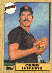 1987 Topps Baseball Cards      501     Craig Lefferts